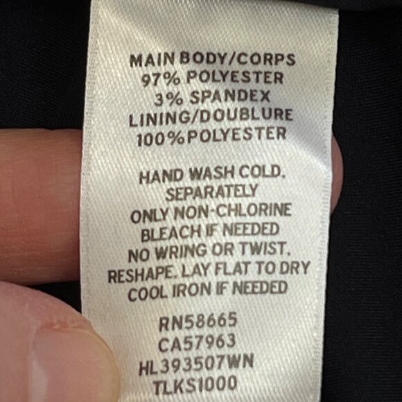 Chelsea 28 Navy Blue V Neck Dress Tiered Ruffle Bell Sleeves Formal Size 20 - Picture 8 of 8